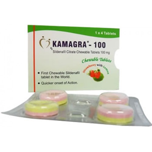 Buy Kamagra Polo Chewable Soft 100 Mg Tablets Online
